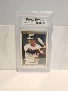 ๐ ๐ 1992 O-Pee-Chee Premier - Barry Bonds #157 ๐ GRADED FGC10 MINT ๐ ๐ - Picture 1 of 2