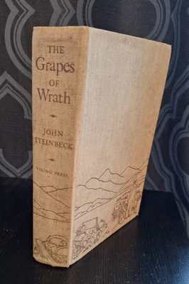The Grapes of Wrath John Steinbeck Viking Press 1940 11th Printing HC - Image 1 of 4