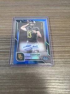 2025 Bowman Chrome U Sawyer Robertson True Blue /150 1st Bowman Auto Baylor - Picture 1 of 2