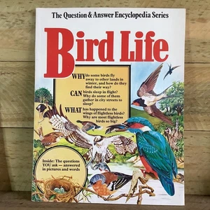 THE QUESTION and ANSWER ENCYCLOPEDIA - BIRD LIFE -  PAPERBACK BOOK - Picture 1 of 2