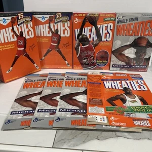 Lote De Colección Michael Jordan Wheaties 4 Cajas Nuevas 4 Aplanadas 3 Selladas - Imagen 1 de 12
