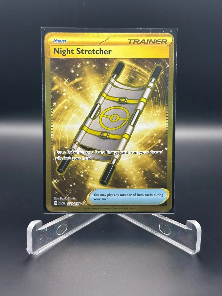2024 Pokemon TCG SV Surging Sparks 251/191 Night Stretcher HR Hyper Rare #2 - Image 1 of 2