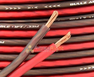 12 Gauge Speaker Wire Zip Cable Car Home Audio 200 FT Feet Spool Bullz Audio - Picture 1 of 6
