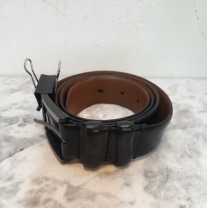 Joseph Abboud schwarzer Echtleder eleganter Gürtel - Italien - Herren Größe 42 - Bild 1 von 8