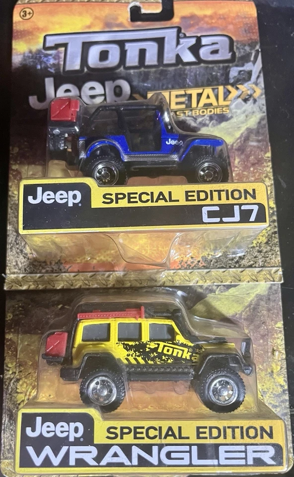 Tonka Metal Diecast Bodies JEEP BRAND SPECIAL EDITION CJ7 GREEN