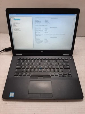 Notebook Dell Latitude E7470 14" i5-6300U 8GB RAM SEM SSD/OS/BATERIA! #97 - Imagem 1 de 4