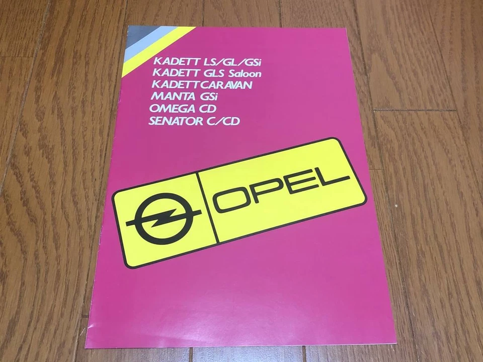 RARO! Catálogo General Opel Foto 1 de 1