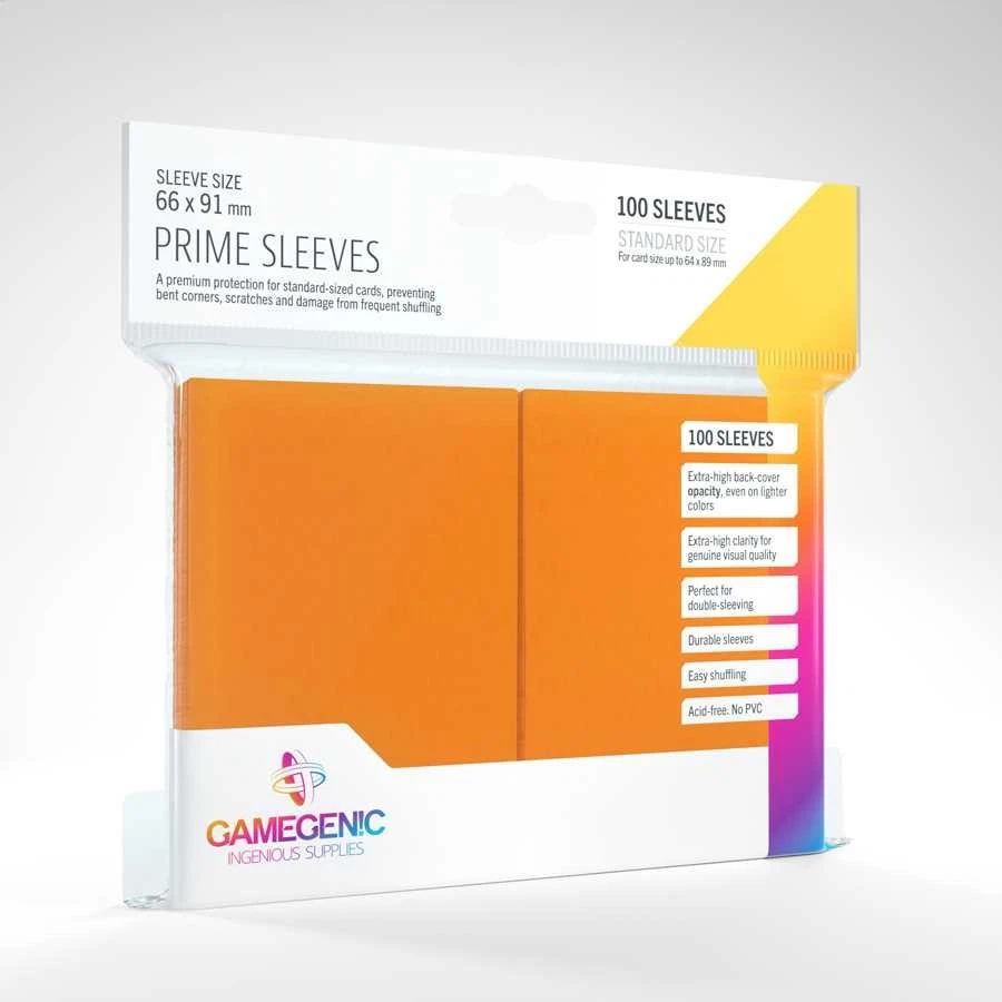 Gamegenic Prime orange - 100 Sleeves