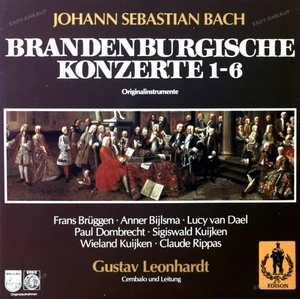 Bach, Leonhardt, Brüggen, Bylsma - Brandenburgische Konzerte Nr. 1-6 2LP .* - Photo 1/1