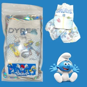 Smurf Themed Diaper Bundle for Reborn and Silicone Babies. Includes 3 Diapers - Picture 1 of 6