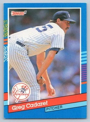 1991 Donruss Greg Cadaret #236 New York Yankees - Image 1 of 2
