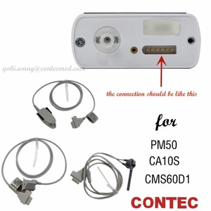 CONTEC 6 Pin Digital Finger Clip Blood Oxygen Sensor Spo2 Probe 3 Models option - Bild 1 von 16