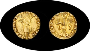Pere III 1336-1387 Zaragoza Florín oro - Imagen 1 de 1