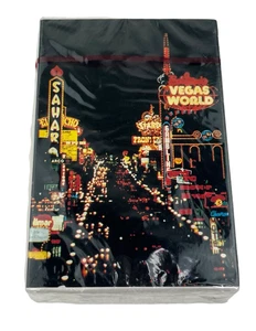 Vegas World Playing Cards Sahara Las Vegas Strip Casino Hotel Juego Nuevo de Lote Antiguo - Imagen 1 de 7