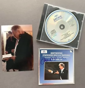 Sir JOHN ELIOT GARDINER Dirigent Klassik In-person signed CD Booklet Autogramm - Picture 1 of 1