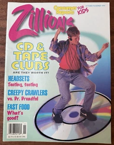 Vintage Oct/Nov 1994 Zillions Magazine CD & Tape Clubs Food Kids Consumer Report - Picture 1 of 12