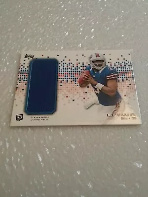 E.J. Manuel Bills 2013 Topps Jumbo Rookie Relic #RJR-EJM - Image 1 of 4