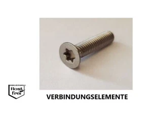 Senkkopfschrauben mit Torx DIN 965 / ISO 14581 EDELSTAHL A2 M1,6-M8 - Bild 1 von 1