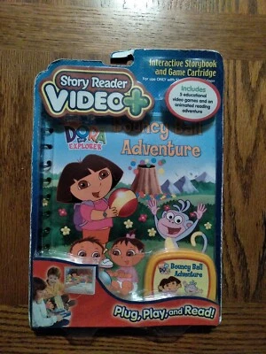 2006 Story Reader Video Plus nick jr Dora The Explorer Book & Cartridge sealed!  - Image 1 of 4
