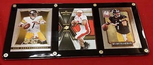 BEN ROETHLISBERGER 3 CARD PLAQUE, PITTSBURGH STEELERS,MIAMI OF OHIO REDHAWKS - Picture 1 of 1