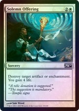 Solemn Offering - Foil New MTG M10 Magic 2B3