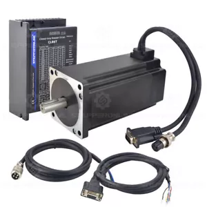 Kit servomoteur hybride Nema23 Nema34 2Nm/3Nm/4Nm-12Nm boucle fermée pas à pas - Photo 1/19