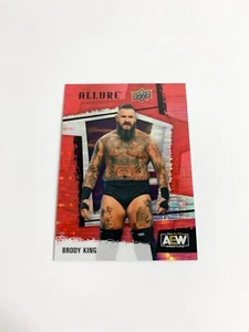 Brody King Red Rainbow 2022 Upper Deck AEW Allure Card # 89 - Picture 1 of 2