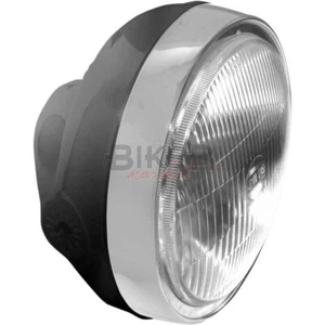 Scheinwerfer Honda Style Ø 16 Cm. motorrad Cafe Racer naked Street Metal Schwarz - Bild 1 von 3