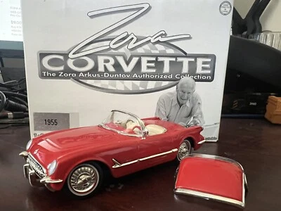 NIB 1955 CORVETTE Zora Arkus-Duntov Chevrolet 1:32 Model Car Diecast Detailed - Image 1 of 4