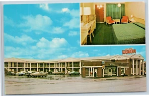 Cartolina Key Stop Motel Cicero Illinois Pubblicità datata 1977 - Foto 1 di 2