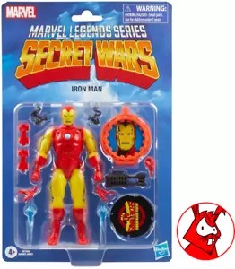 Iron Man Secret Wars - Marvel Legends Retro Wave - Figura Hasbro de 6 pulgadas - Imagen 1 de 5