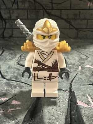 LEGO Ninjago Zane ZX w Armor Minifigure 9445 850632 9449 9440 9554 njo031 - Image 1 of 4