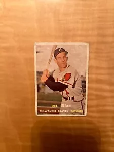1957 Topps Baseball #193 ¡¡De Rice!! ¡ENVÍO DE $1!! - Imagen 1 de 2