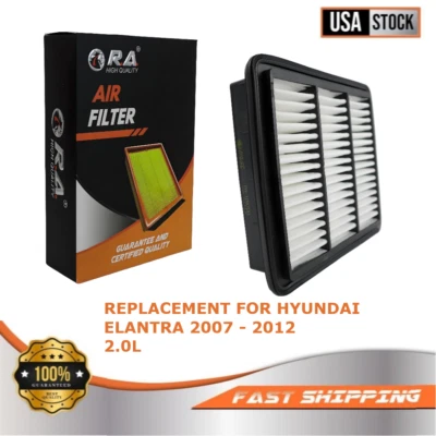 Filtro de aire motor 10470 para HYUNDAI ELANTRA 2007 2008 2009 2010 2011 2012 2,0 L Foto 1 de 4