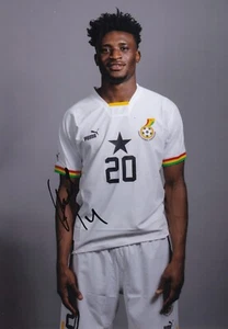 Fußball - Mohammed Kudus - handsigniertes A4 Foto - Ghana - COA - Bild 1 von 1