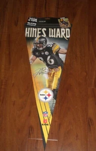 STEELERS HINES WARD PREMIUM FELT PENNANT - 2008 LIMITED EDITION - Picture 1 of 1