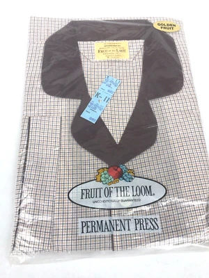 NUEVO Pijama Vintage Golden Fruit of the Loom Para Hombre Prensa Permanente Empaquetado XL Foto 1 de 4
