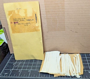 150 (5 bags of 30) Flat Braided Cotton Wicks 2.90” Long x .20” Wide [Z3B5] - Picture 1 of 6