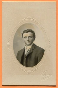 Webster City, IA, Portrait of a Young Man, by Svenson Brothers, circa 1900s  - Picture 1 of 2