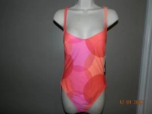 Costume intero donna La Blanca taglia 10 vintage rosa/arancione - Foto 1 di 3