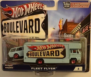 Custom Hot Wheels Team '71 Datsun 510 Bluebird Wagon w/ Real Riders -Boulevard - Picture 1 of 1