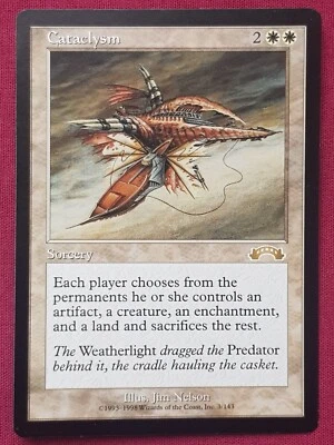 Magic The Gathering EXODUS CATACLYSM white card MTG - Image 1 of 2