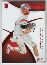 2015 Immaculate Collection Collegiate Multisport Red #198 Tyler Kroft /25