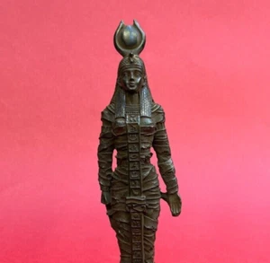 Antica Statua Antichità Egizia di Hathor Dio del Cielo Amore Egizio a.C. - Foto 1 di 6