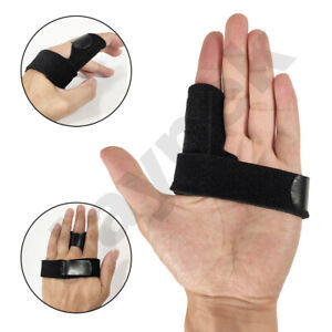 Finger Fixing Support Brace Belt Strap Pain Relief Splint Straightener Trigger