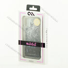 Case Mate Waterfall Series Case Cover For 5.8" iPhone X XS Glitter Clear Black
