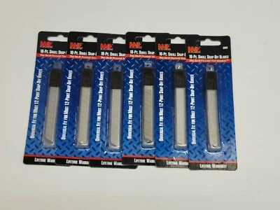 60pc Snap off Utility Razor blades 12-point knives 9mm - Image 1 of 4