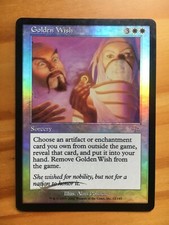 Mtg judgment golden wish foil mp