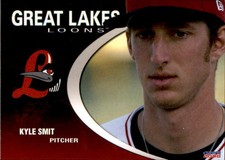 2008 Great Lakes Loons Choice #25 Kyle Smit Sparks Nevada NV Baseball Card