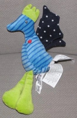 IKEA PELUCHE BEBÉ JUGUETE CACARETA PÁJARO VERDE AZUL LUNARES ARRUGAS AMOR Foto 1 de 2